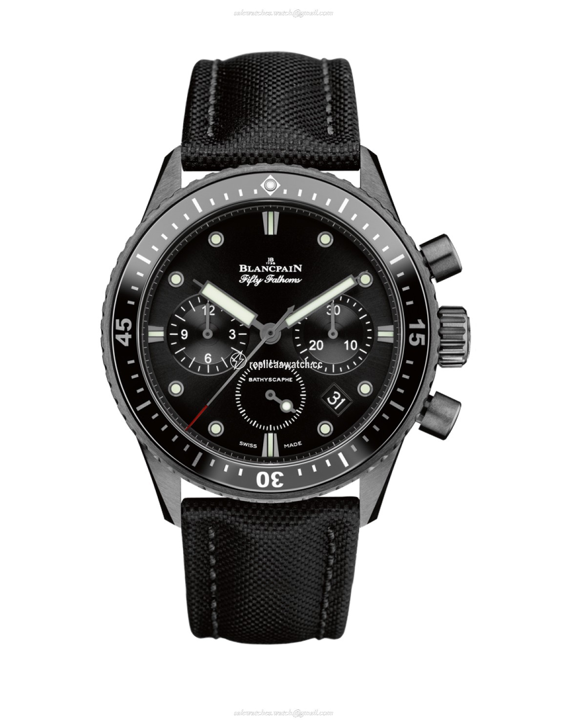 5200-0130-B52A Blancpain Fifty Fathoms Bathyscaphe Flyback Chronograph