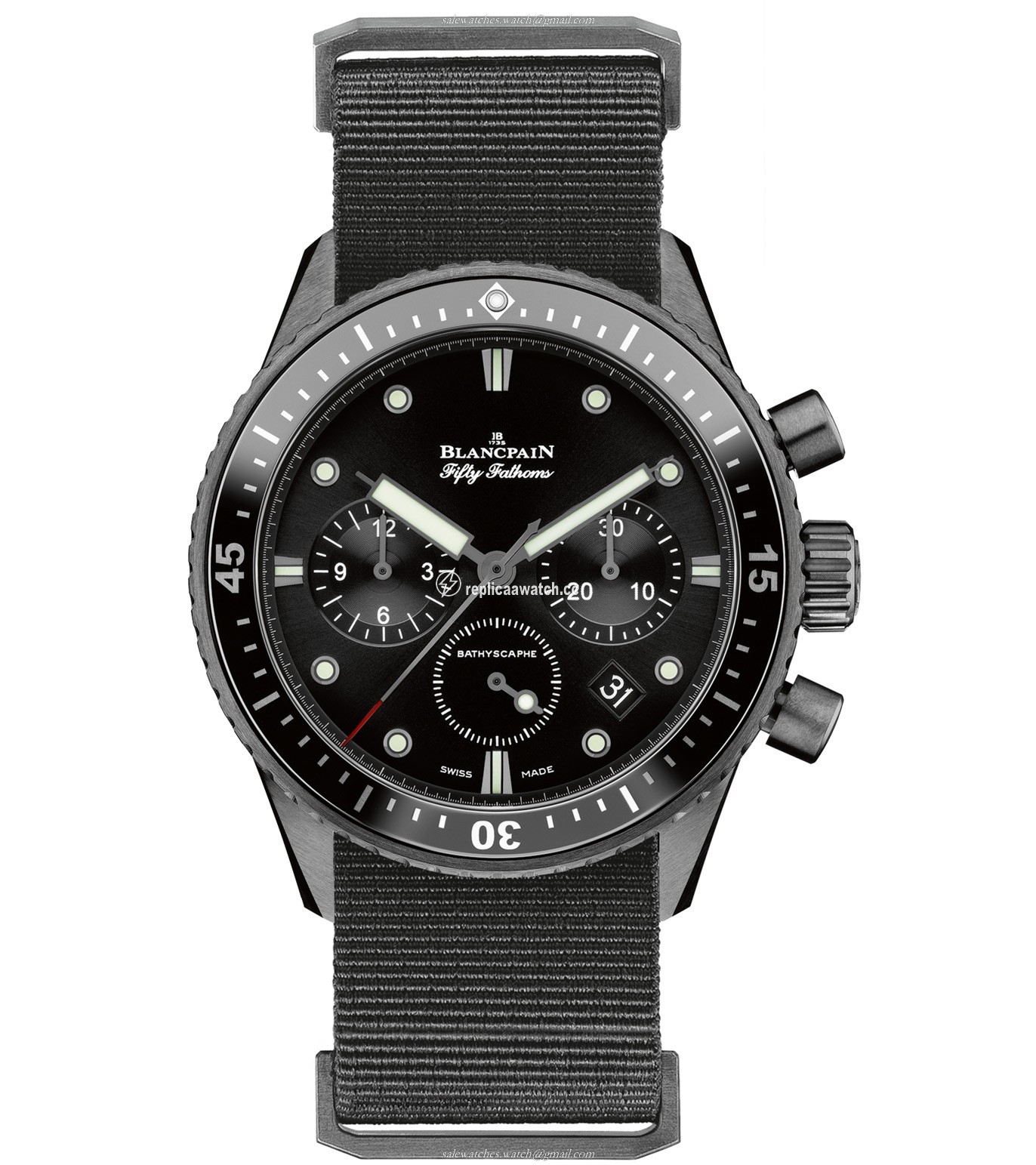 5200-0130-NABA Blancpain Fifty Fathoms Bathyscaphe Flyback Chronograph