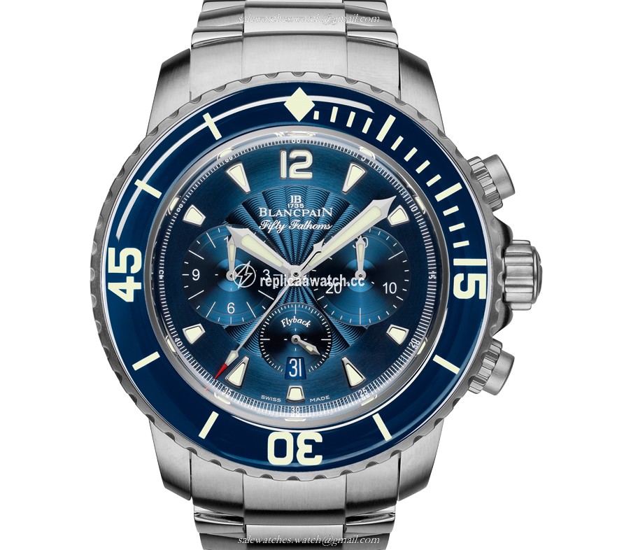 5085F.B-1140-71B Blancpain Fifty Fathoms Flyback Chronograph