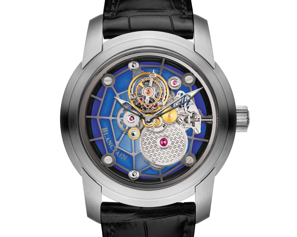 00222A-1500-53B Blancpain L-Evolution Carrousel Saphir Volant Une Minute