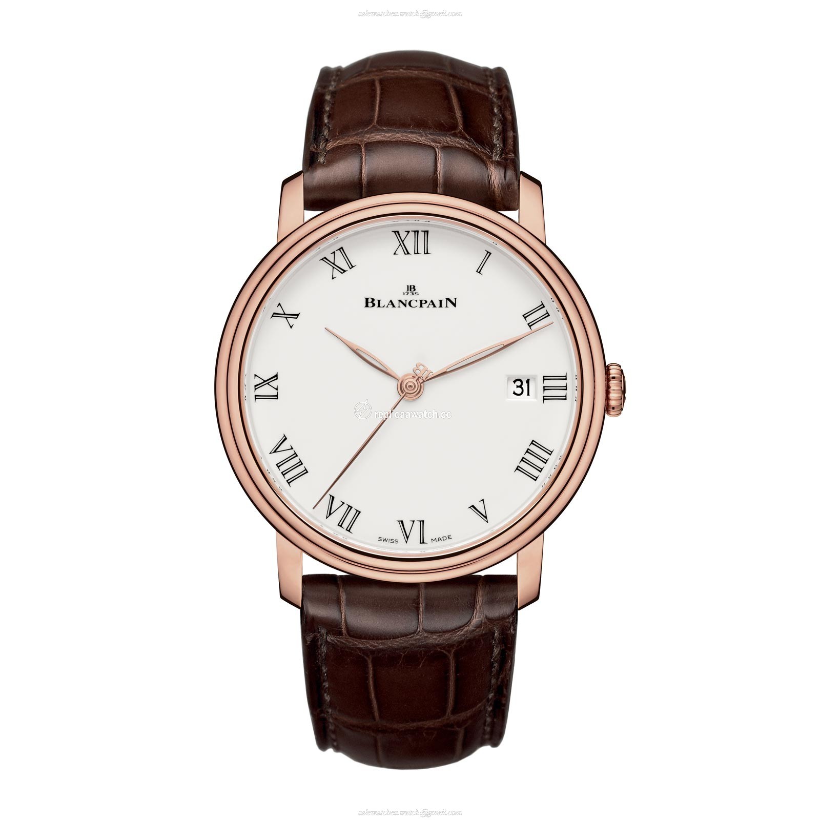 6630-3631-55B Blancpain Villeret 8 Jours