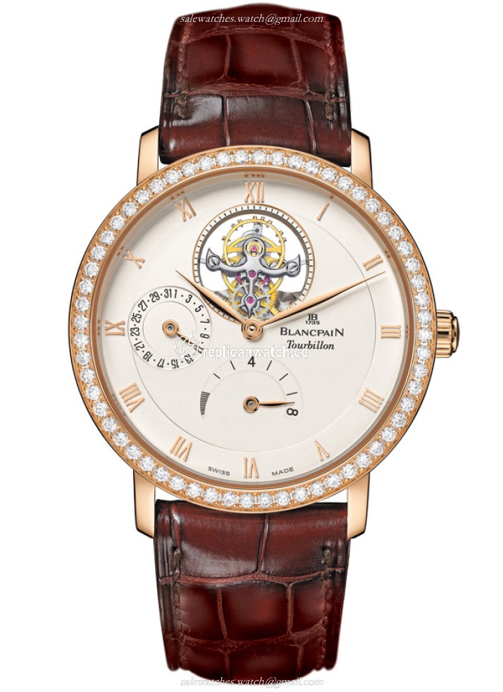 6025-2942-55B Blancpain Villeret Tourbillon 8 Days Power Reserve