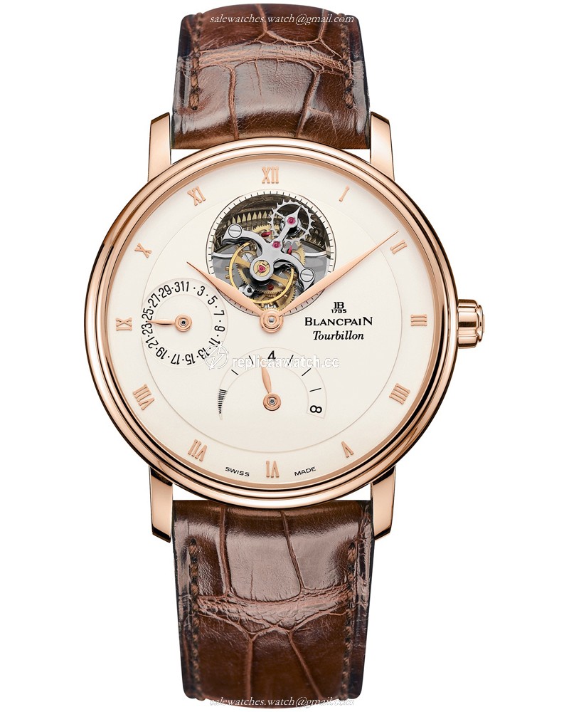 6025-3642-55B Blancpain Villeret Tourbillon 8 Days Power Reserve