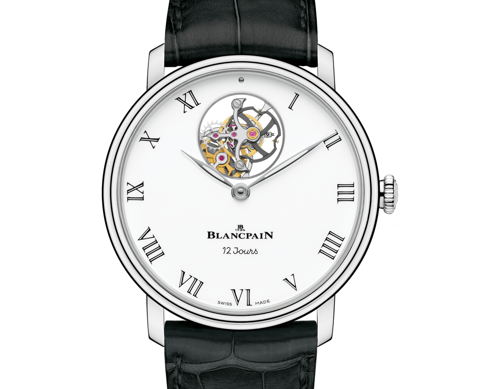 66240-3431-55B Blancpain Villeret Tourbillon Volant Une Minute 12 Jours