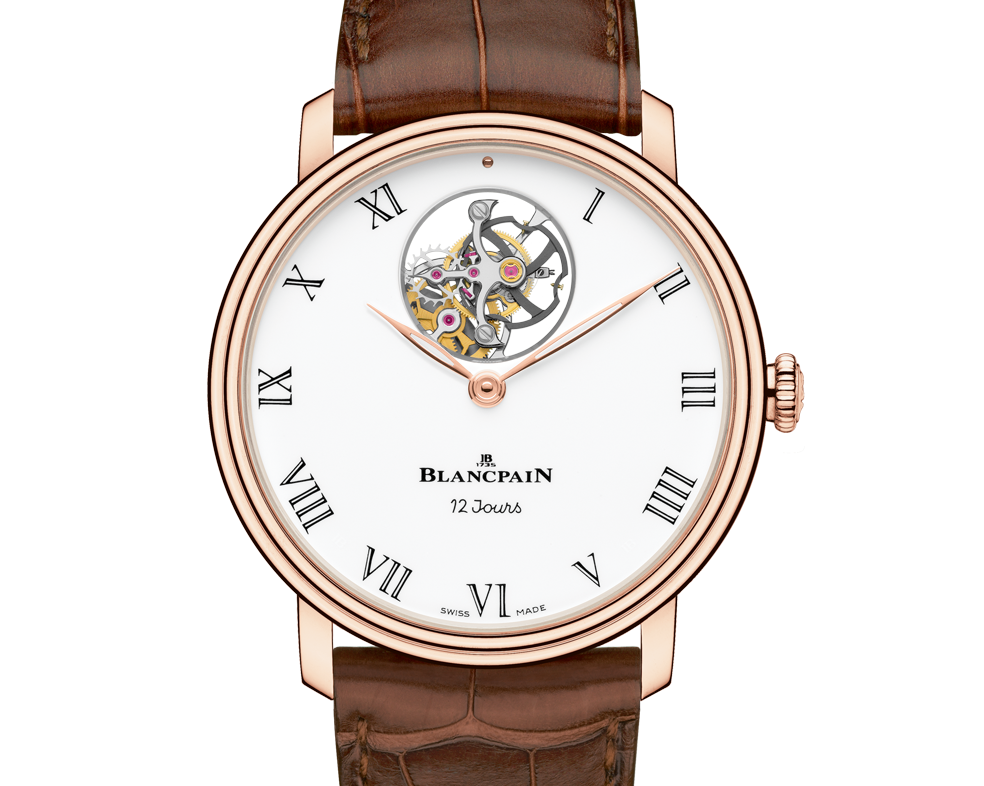 66240-3631-55B Blancpain Villeret Tourbillon Volant Une Minute 12 Jours