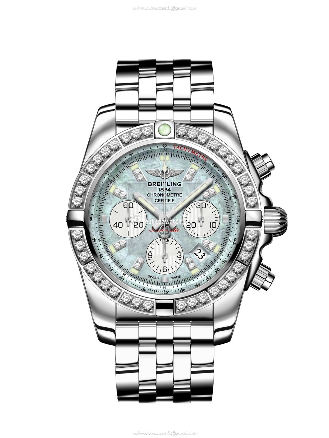 AB011053/G686/375A Breitling Chronomat 44 Diamond Works
