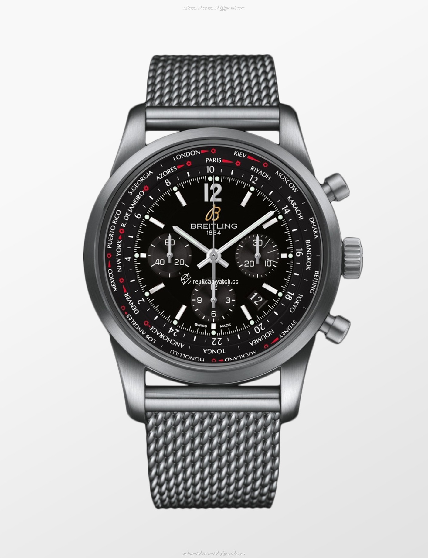 AB0510U6/BC26/159A Breitling Transocean Unitime Pilot