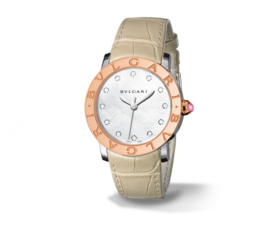 101893 BBL33WSPGL/12 Bulgari Bvlgari Bvlgari Ladies Automatic 33 MM