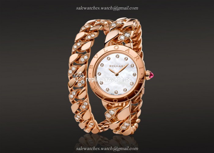 BBCP31WGGD1.2T/12 Bulgari Bvlgari Bvlgari Lady Catene Quartz 31 MM