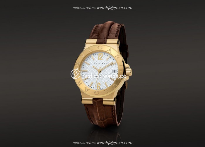 DG35C6GLD Bulgari Diagono Ladies Automatic 35 MM