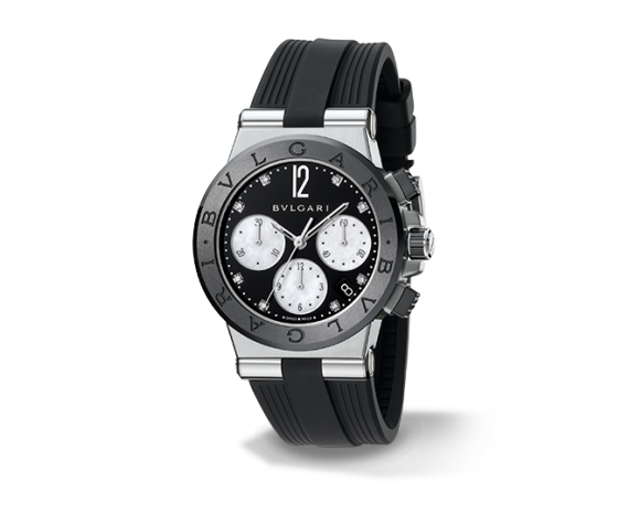 102049 DG37BSBCVDCH/8 Bulgari Diagono Ladies Automatic Chronograph 37 MM