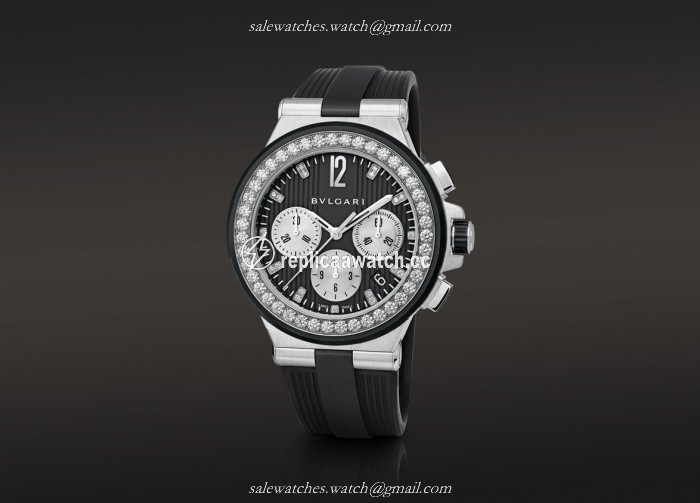 DG40BSDVDCH/8 Bulgari Diagono Ladies Chronograph Automatic 40 MM