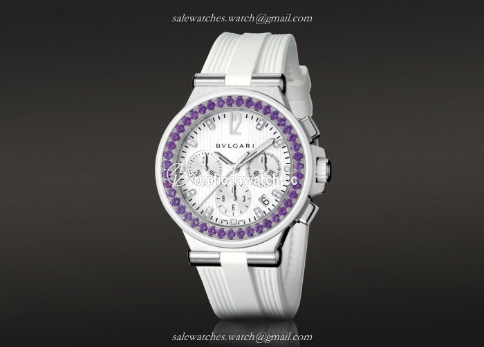 DG40WSAWVDCH/11 Bulgari Diagono Ladies Chronograph Automatic 40 MM