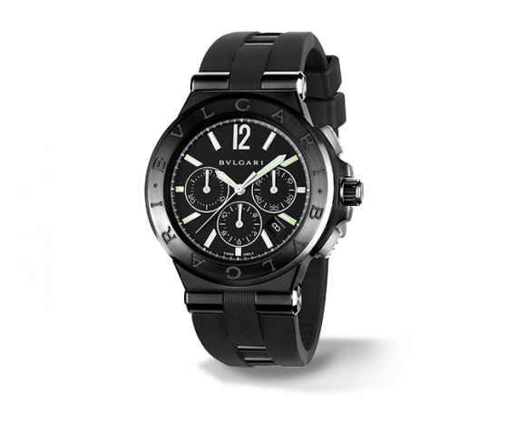 102122 DG42BBSCVDCH Bulgari Diagono Ultranero Chronograph 42 MM