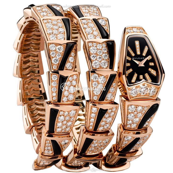 102035 SPP26BGD1GD2O.2T Bulgari Serpenti Jewellery Quartz 26 MM