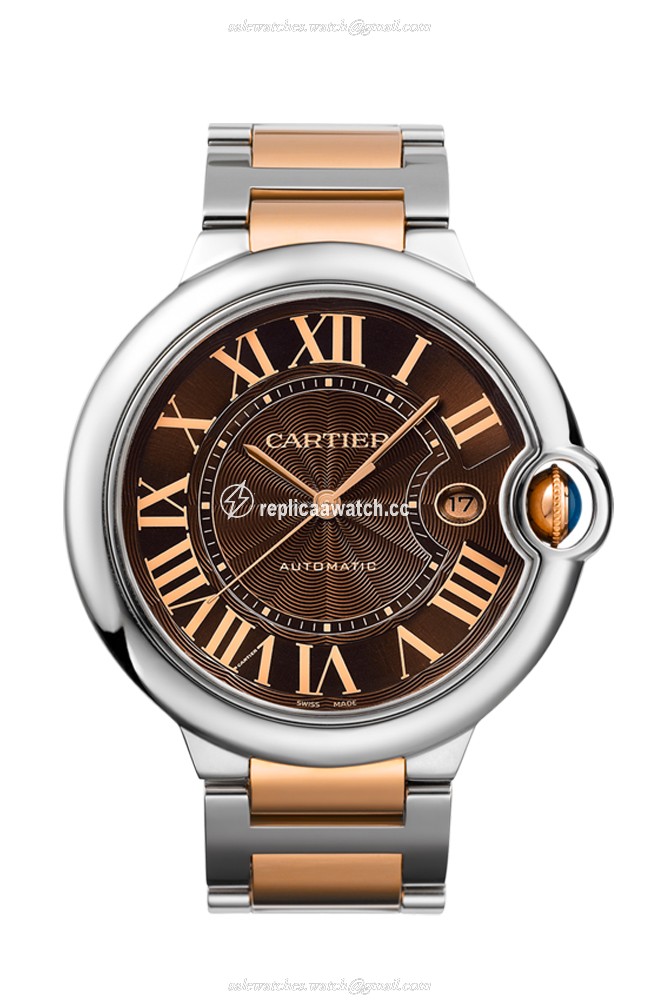 W6920032 Cartier Ballon Bleu de Cartier Automatic Steel & Pink Gold 42 MM