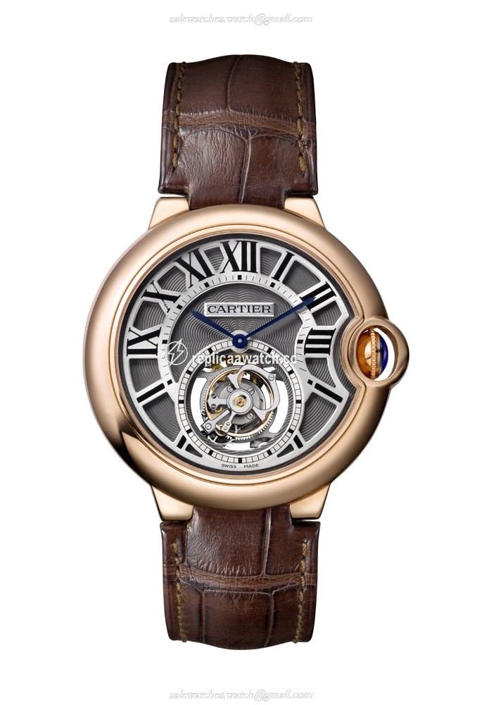 W6920104 Cartier Ballon Bleu de Cartier Flying Tourbillon Manual Pink Gold 39 MM