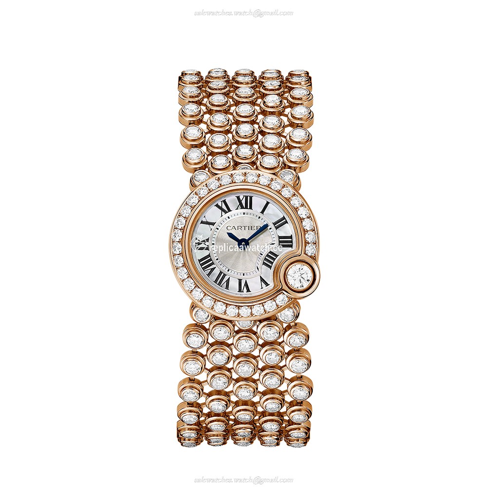 HPI00758 Cartier Ballon Bleu de Cartier Ladies Pink Gold 24 MM