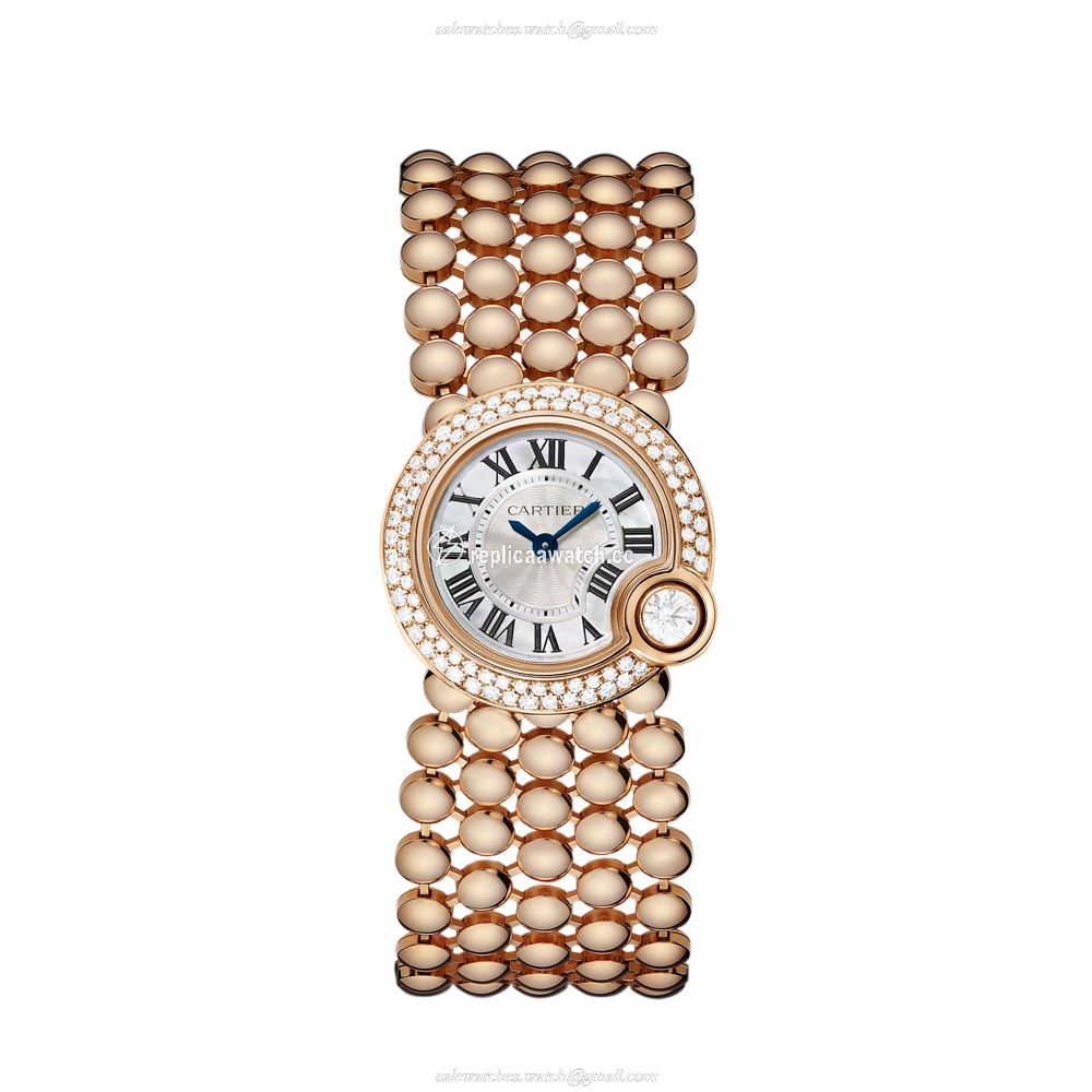 WE902057 Cartier Ballon Bleu de Cartier Ladies Pink Gold 24 MM