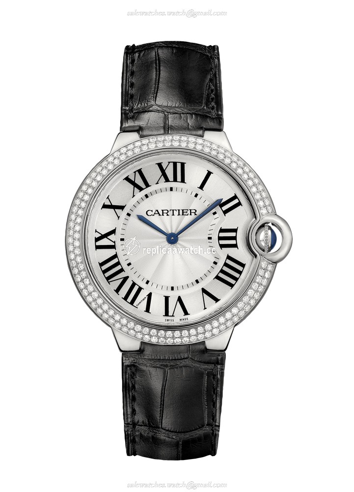 WE902056 Cartier Ballon Bleu de Cartier Manual Rhodium-finish White Gold 40 MM