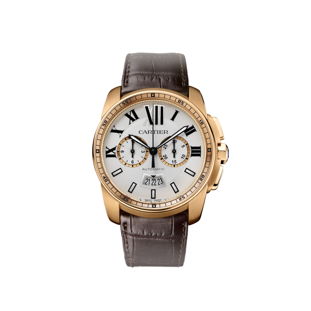 W7100044 Cartier Calibre de Cartier Chronograph Pink Gold