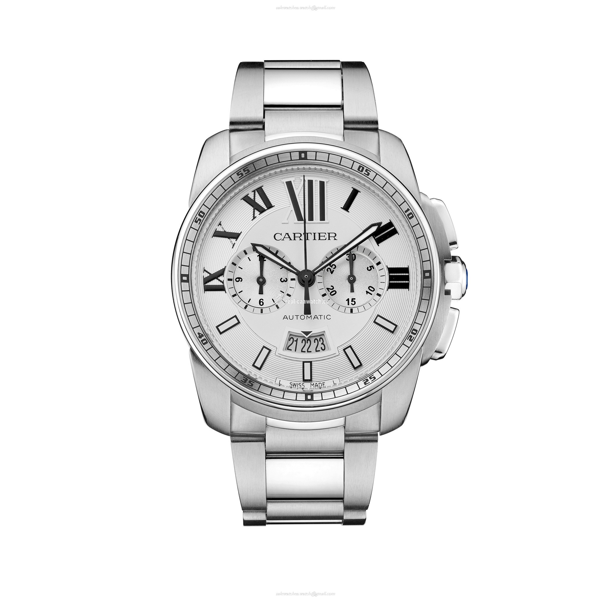W7100045 Cartier Calibre de Cartier Chronograph Steel