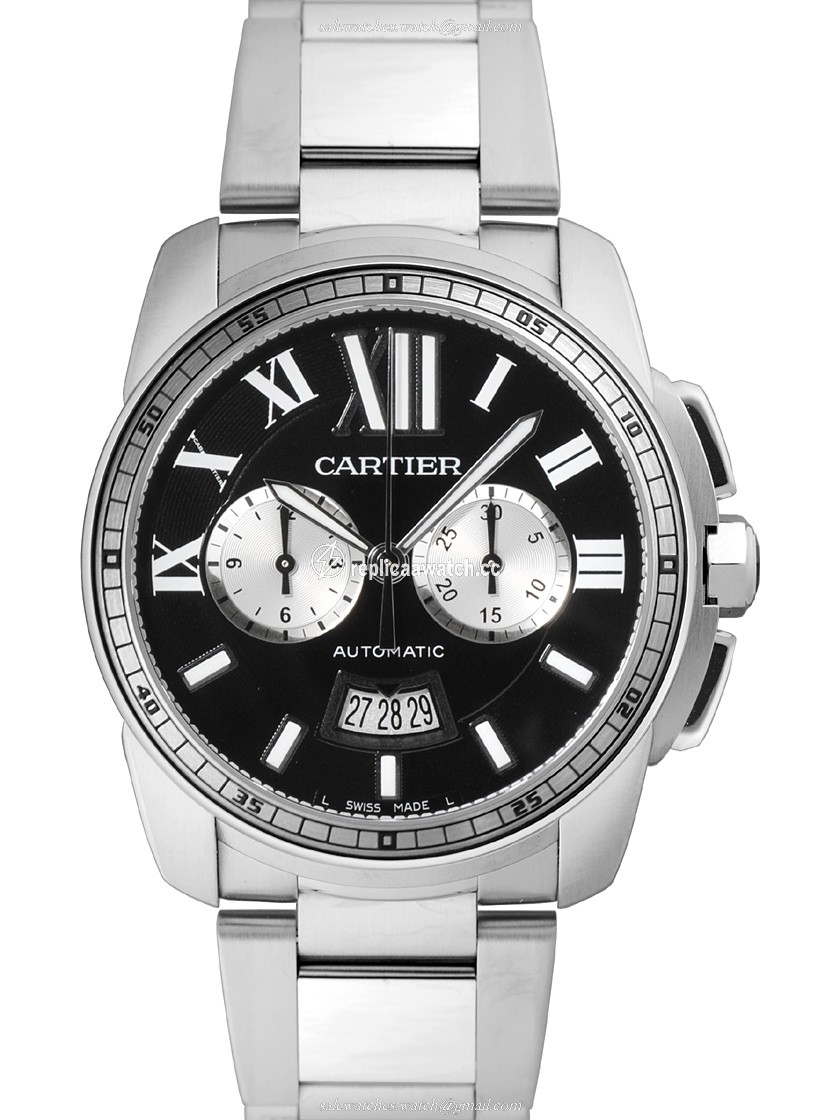 W7100061 Cartier Calibre de Cartier Chronograph Steel