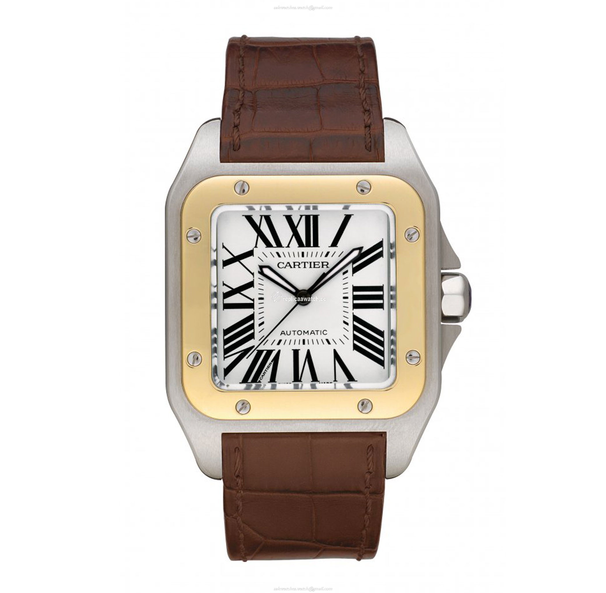 W20072X7 Cartier Santos de Cartier Santos 100 Large Model Automatic