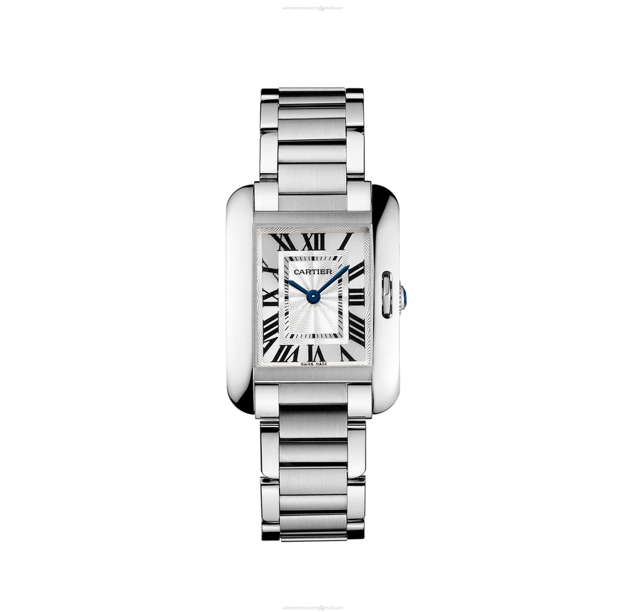 W5310022 Cartier Tank Ladies Anglaise Quartz Small Model Steel