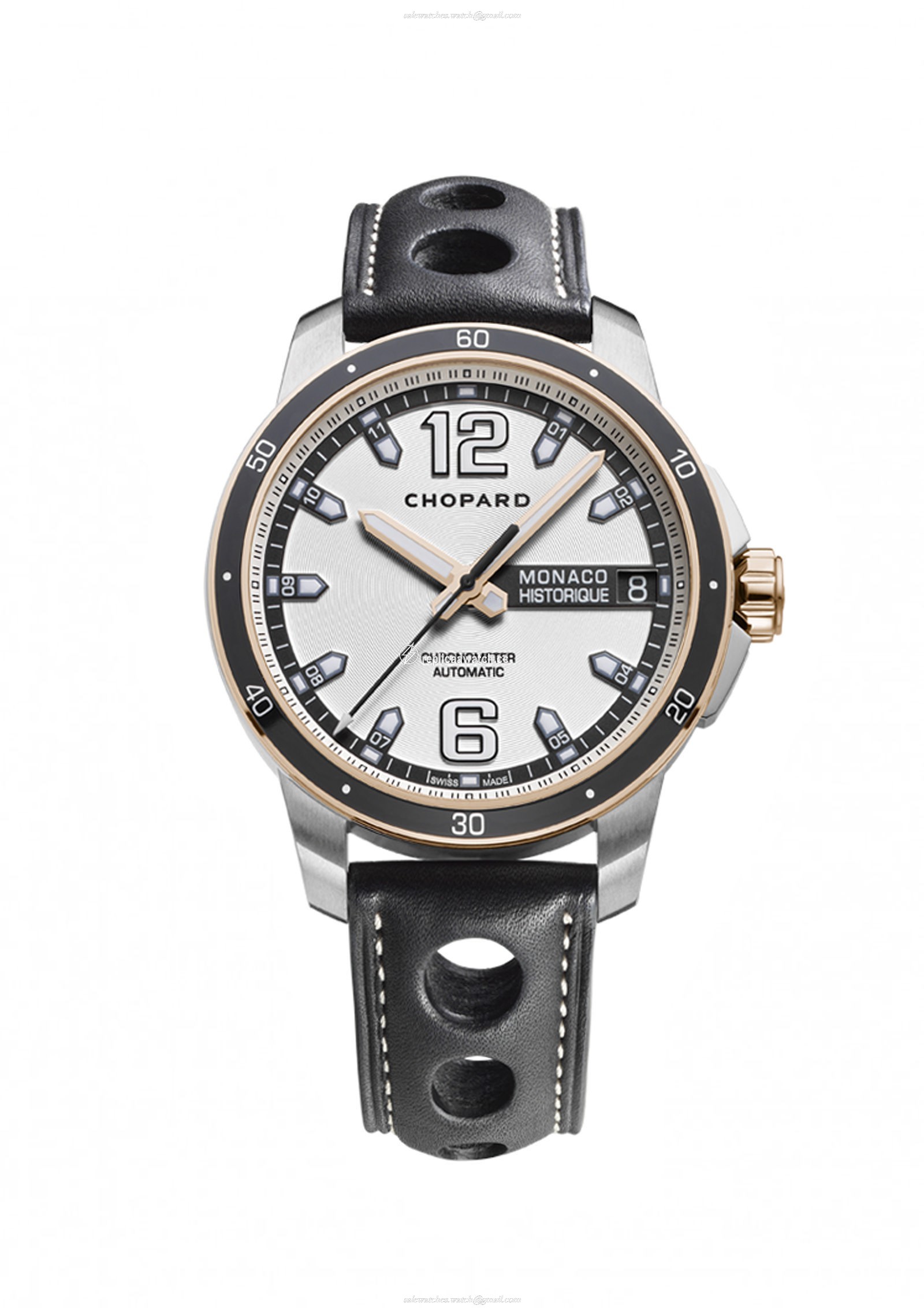 168568-9001 Chopard Classic Racing Grand Prix de Monaco Historique Automatic 18-Carat Rose Gold, Titanium & Steel