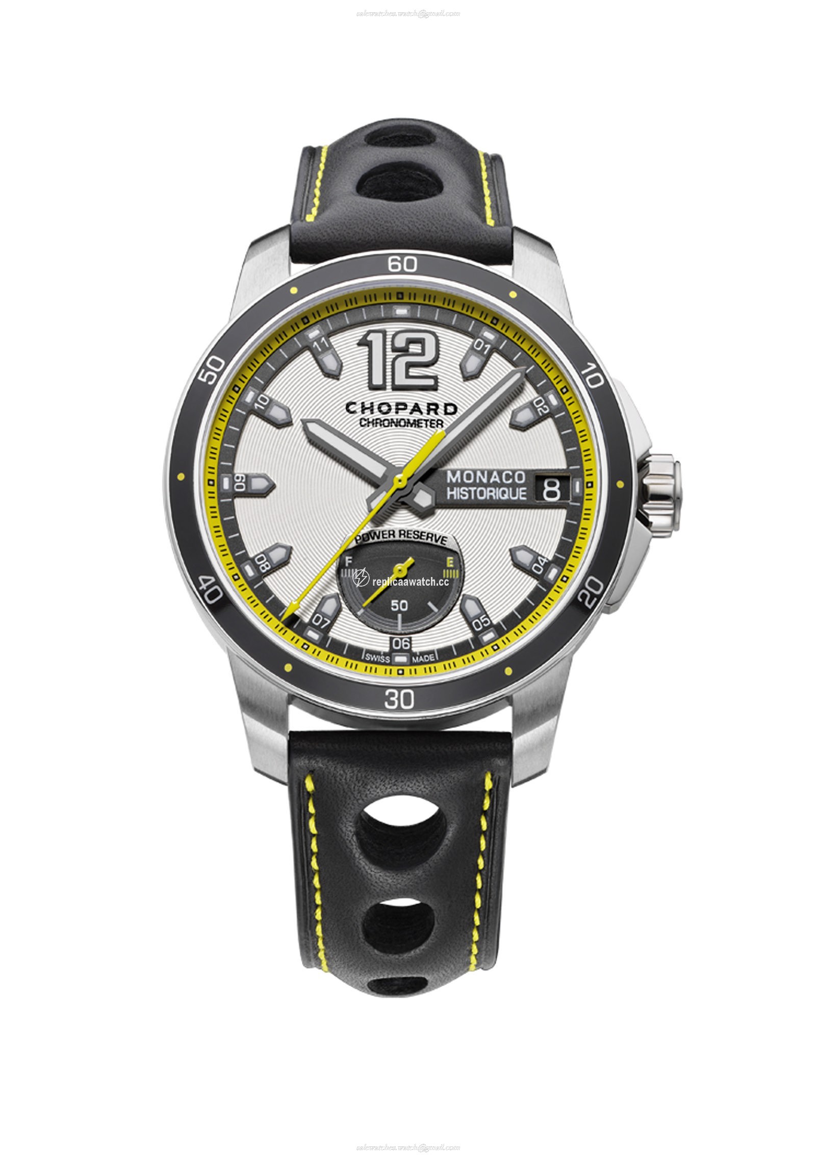 168569-3001 Chopard Classic Racing Grand Prix de Monaco Historique Power Control Titanium & Stainless Steel