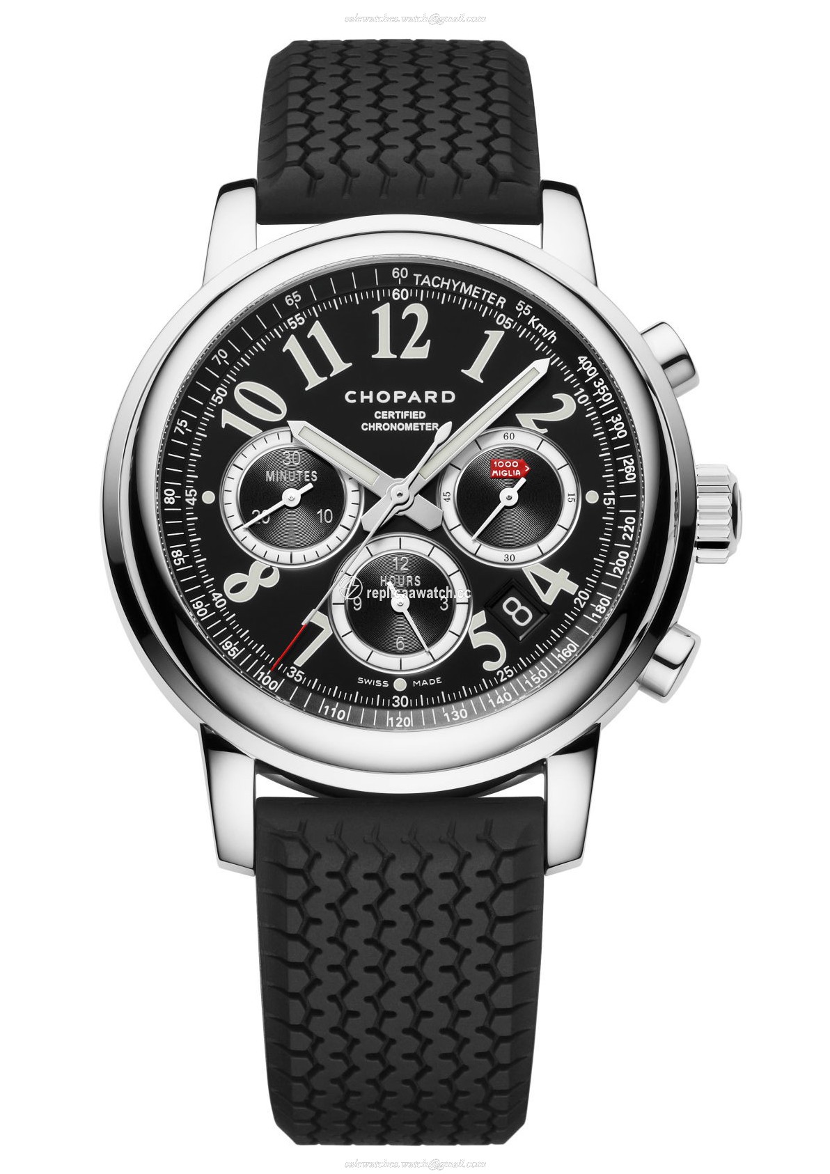 168511-3001 Chopard Classic Racing Mille Miglia Chronograph Stainless Steel