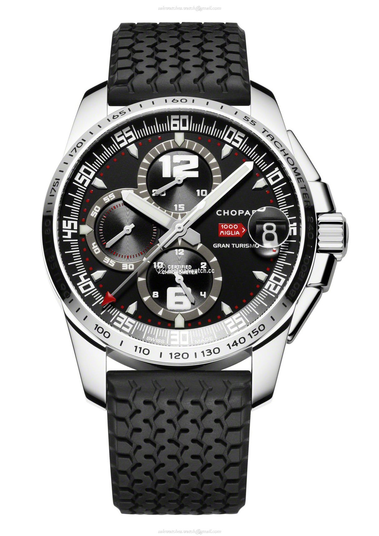 168459-3001 Chopard Classic Racing Mille Miglia GT XL Chrono Stainless Steel