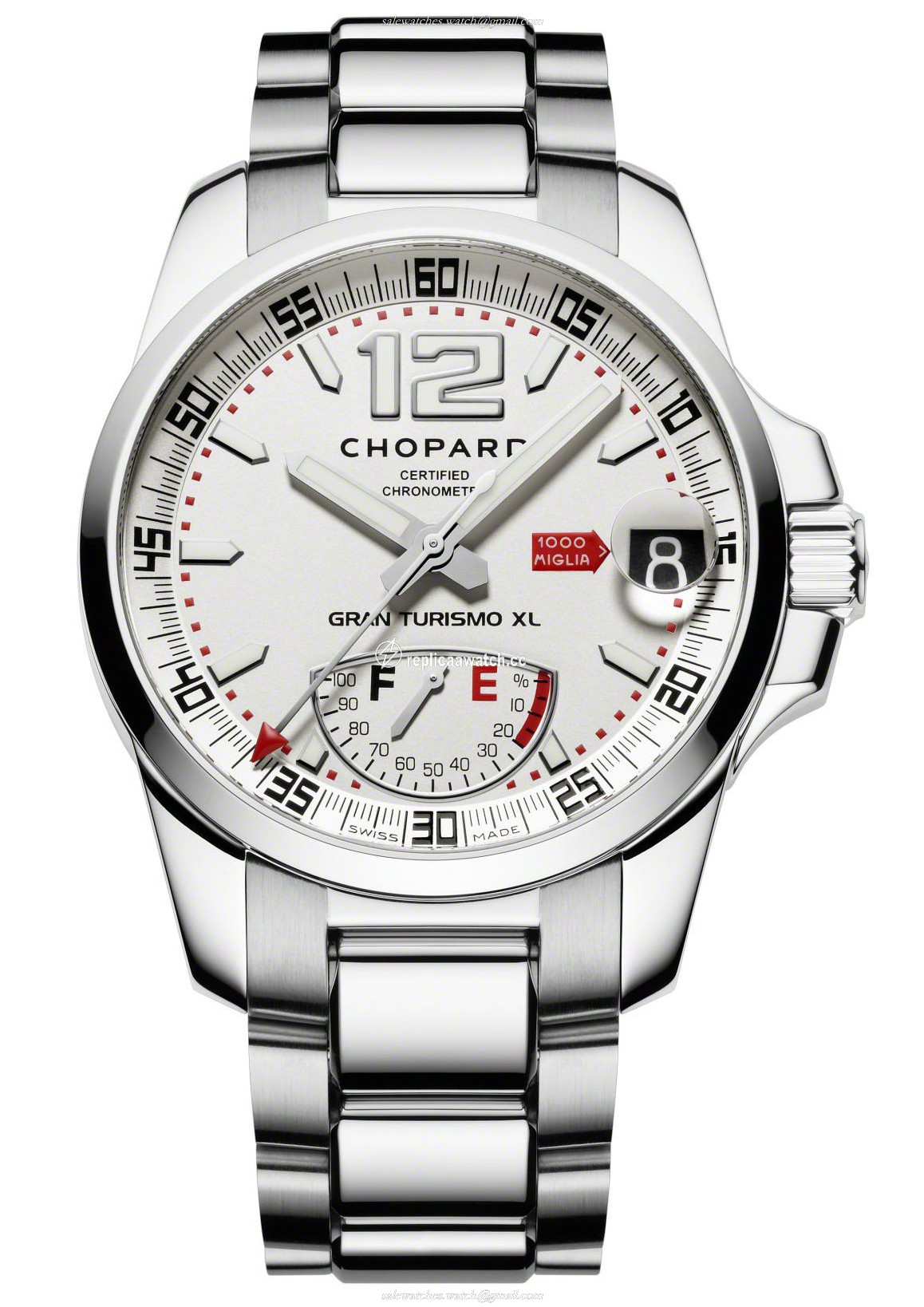 158457-3002 Chopard Classic Racing Mille Miglia GT XL Power Control Stainless Steel