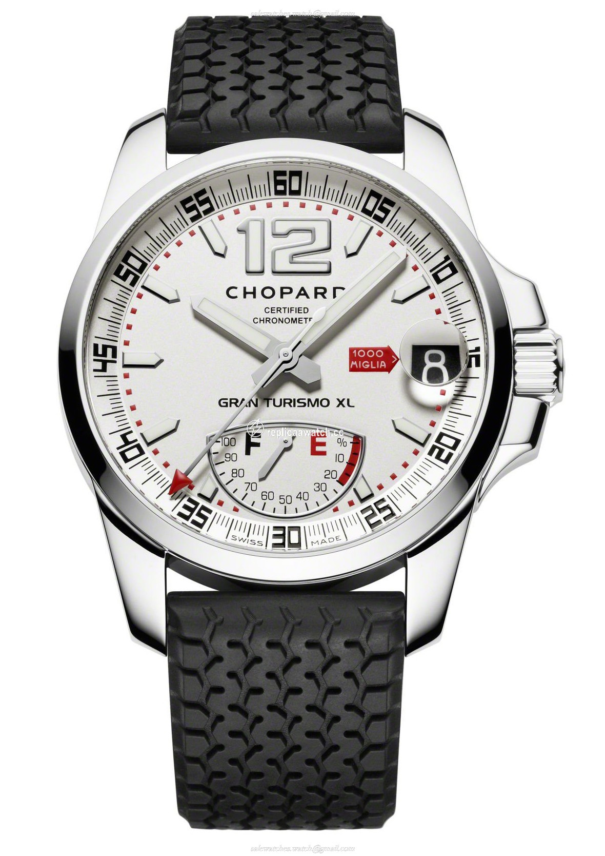 168457-3002 Chopard Classic Racing Mille Miglia GT XL Power Control Stainless Steel