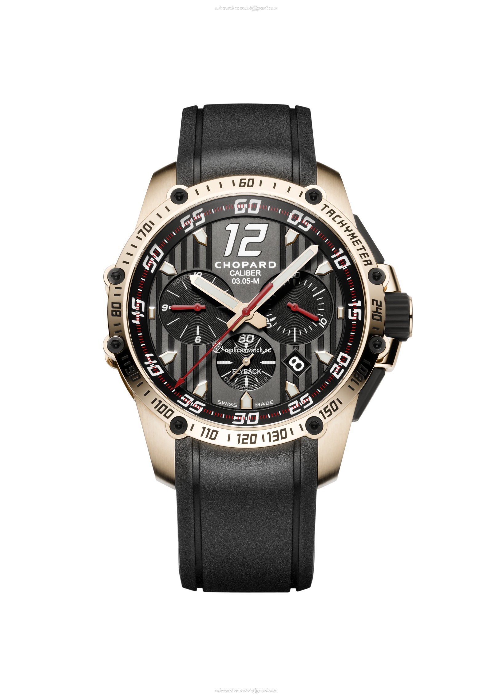 161284-5001 Chopard Classic Racing Superfast Chrono 18-Carat Rose Gold