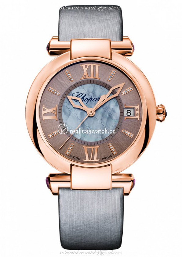 384822-5005 Chopard Imperiale 36 MM Watch 18-Carat Rose Gold, Amethysts & Diamonds