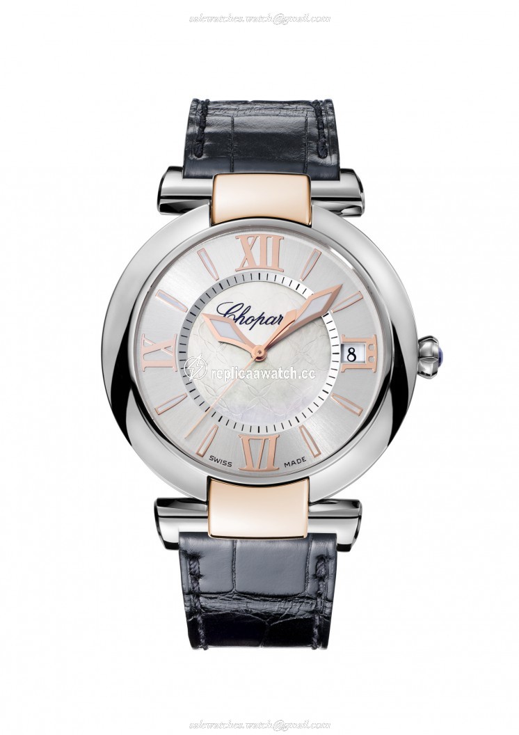 388531-6001 Chopard Imperiale 40 MM Watch 18-Carat Rose Gold, Stainless Steel & Amethyst