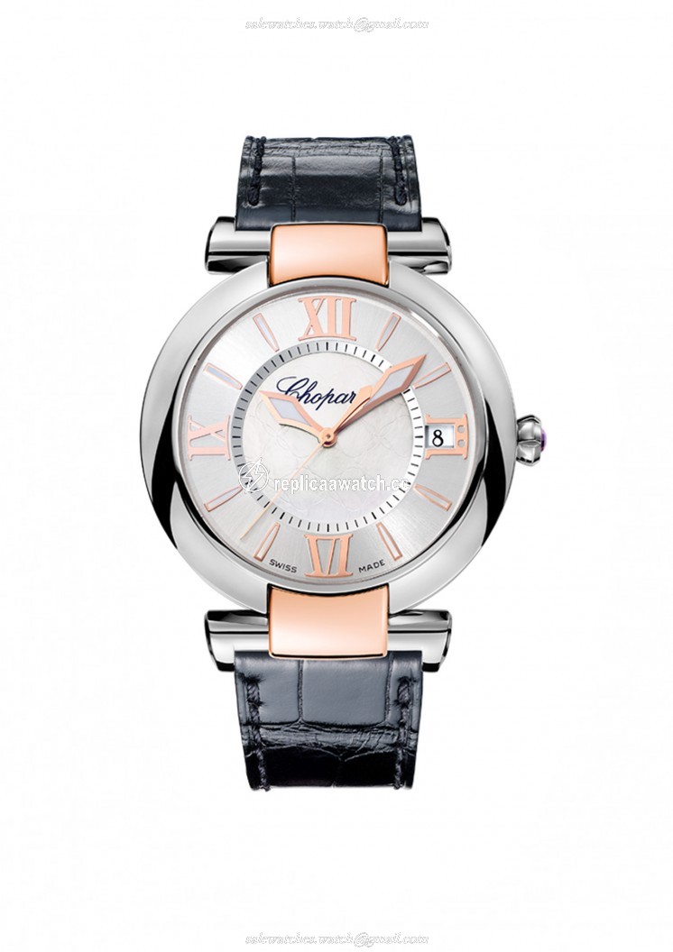 388531-6005 Chopard Imperiale 40 MM Watch 18-Carat Rose Gold, Stainless Steel & Amethysts