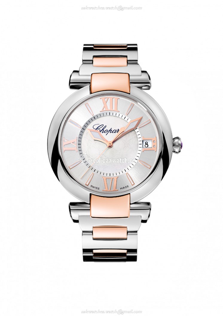388531-6007 Chopard Imperiale 40 MM Watch 18-Carat Rose Gold, Stainless Steel & Amethysts