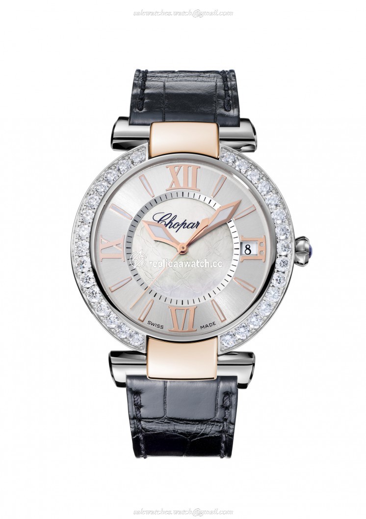 388531-6003 Chopard Imperiale 40 MM Watch 18-Carat Rose Gold, Stainless Steel, Amethyst & Diamonds