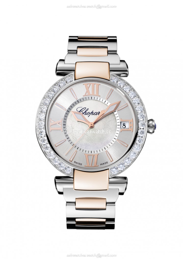 388531-6004 Chopard Imperiale 40 MM Watch 18-Carat Rose Gold, Stainless Steel, Amethyst & Diamonds