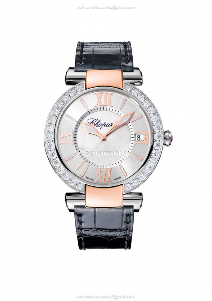 388531-6006 Chopard Imperiale 40 MM Watch 18-Carat Rose Gold, Stainless Steel, Amethysts & Diamonds