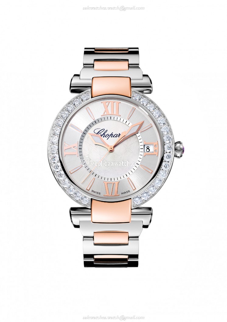 388531-6008 Chopard Imperiale 40 MM Watch 18-Carat Rose Gold, Stainless Steel, Amethysts & Diamonds