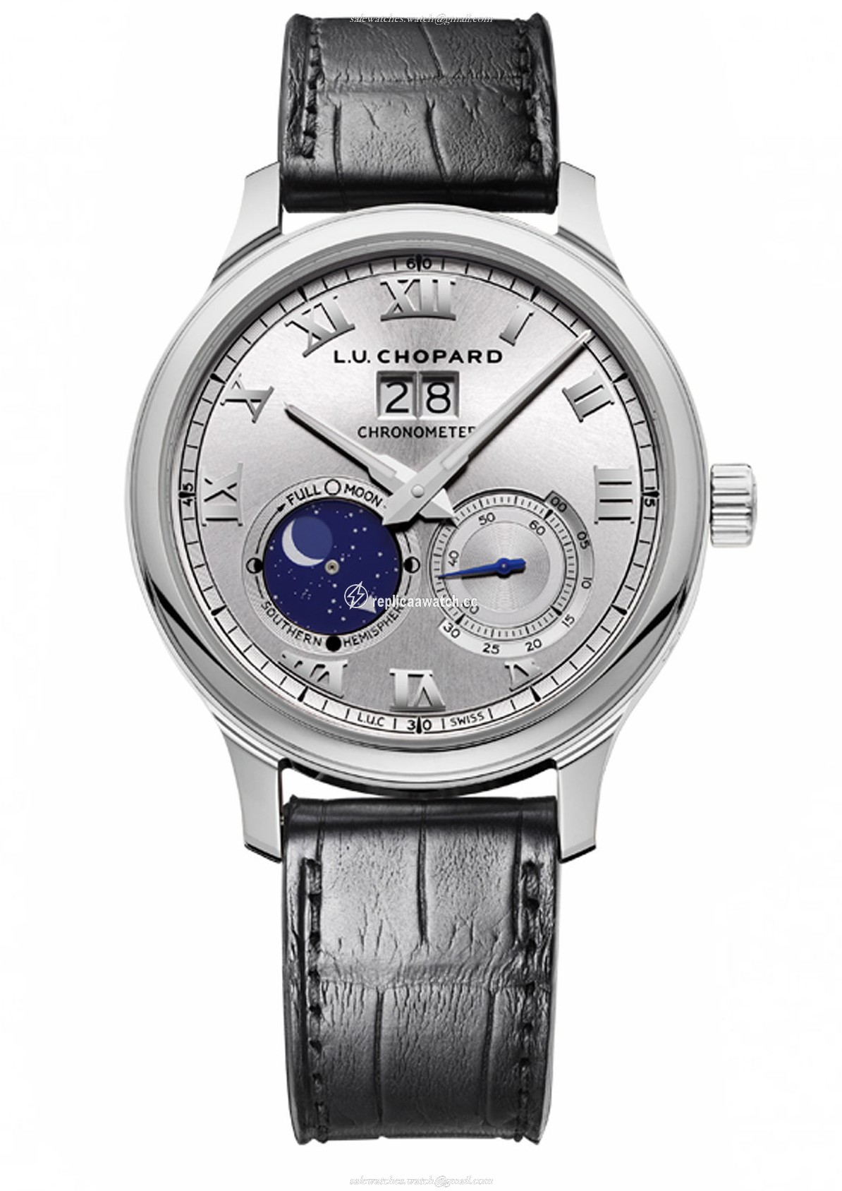 161969-1001 Chopard L.U.C Lunar Big Date 18-Carat White Gold