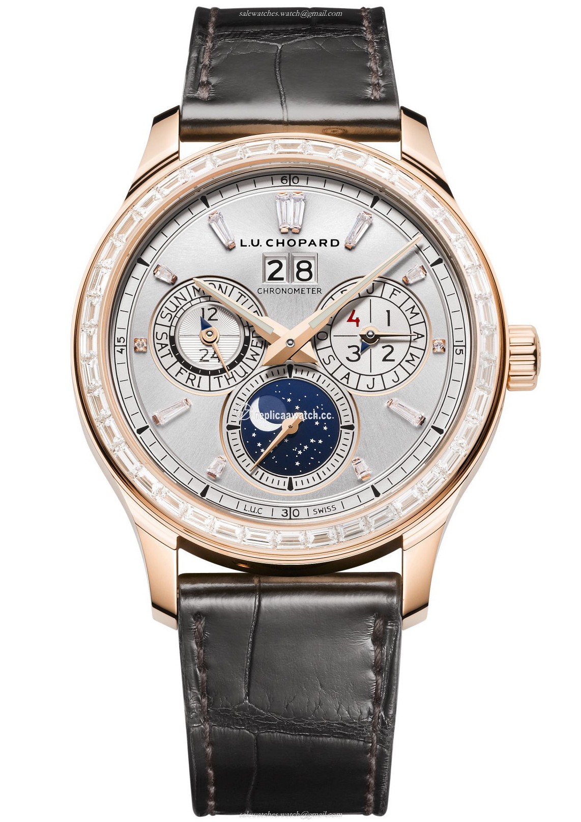 171927-5001 Chopard L.U.C Lunar One 18-Carat Rose Gold
