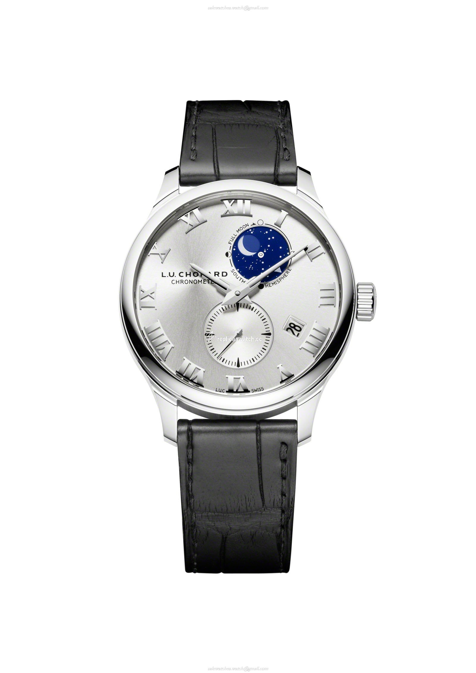 161934-1001 Chopard L.U.C Lunar Twin 18-Carat White Gold
