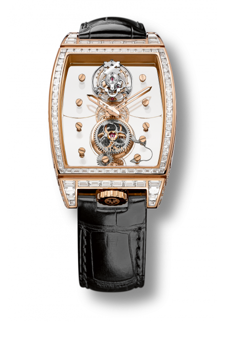 100.169.85/0F01 0000 Corum Bridges Golden Bridge Tourbillon Panoramique