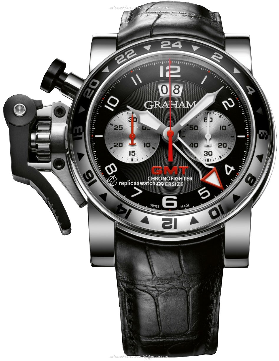 2OVGS.B39A George Graham Chronofighter 1695 GMT Steel
