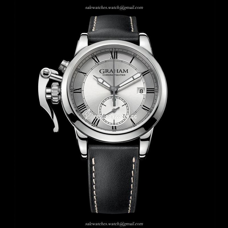 2CXAY.S05A George Graham Chronofighter 1695 Silver